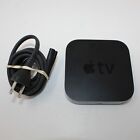 Apple TV (2nd Gen) Model A1378 w/ Cables Only Black Unit TESTED WORKS No Remote