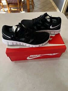 Nike Free Run 2 (537732-004) - Size 8.5 - Black/Dark Grey/White - Men's Shoes