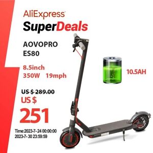 AOVOPRO ES80 M365 Electric Scooter 350W 31km/h APP Smart Adult Scooter Shock Abs