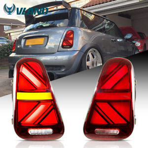 Red LED Tail Lights For 2001-2006 Mini Cooper R50 R52 R53 Rear Lamps W/Animation (For: More than one vehicle)