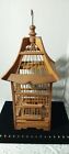 Vintage Japanese Wooden Birdhouse 16 Inches Tall Beautiful Piece Of Wood