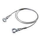 TiCoast Steel Winch Cable 3/8 x 13ft Wire Rope with Hook 11023lb Breaking St
