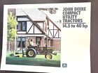 1980s John Deere Tractors Sales Brochure 850 950 Dealer Advertising Catalog