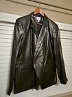 Womens' NINE WEST Faux leather jacket/blazer  XXL black