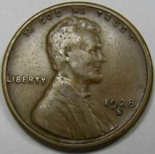 1928 S Lincoln Wheat Penny - G/VG