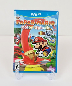 New ListingPaper Mario Color Splash  (Nintendo Wii U, 2016) | Complete / Tested