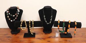 Lot 4 Necklaces High End Boutique Jewelry Nanni Jay King Jade Coral Jasper