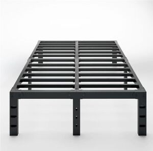 Metal Platform Bed Frame, Steel Slat Support, No Box Spring Needed,Easy Assembly