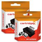 2 x Black Ink Cartridge Compatible With HP 56 PSC 1215 1216 1219 1300 C6656A