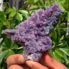 235G Natural Grape Agate Chalcedony Crystal Mineral Sample