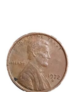 1972 d penny error