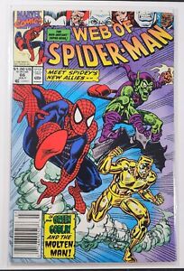 Web of Spider-Man #66 (Newsstand) VF/NM Marvel 1990