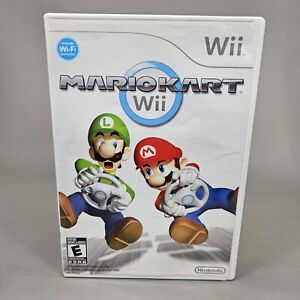 Mario Kart (Nintendo Wii) Game Disc & Case Art Insert And Manual Play Tested