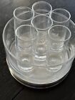 Belvedere Ice Tray Set of Six Vodka Shot Glasses And Ice Holder