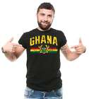 Mens Ghana T-shirt Ghana Patriotic National Flag Logo Shirt Ghanaian Gifts Tee
