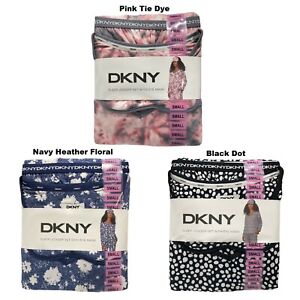 DKNY Women's 3-Piece Lightweight Soft Sleep Jogger Lounge Set w/ Eye Mask