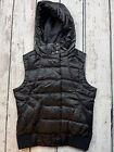North Face Vest Womens Small 550 Goose Down Filled Zip Hooded Pocket Sleeveless