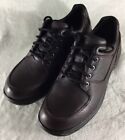 Dunham Shoes Mens 10.5D Windsor Waterproof Brown Leather Oxford Lace Up Casual
