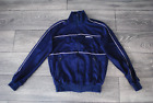 VINTAGE ADIDAS TRACK TOP JACKET 1980'S STYLE WEST GERMANY SIZE D48 SMALL BLUE
