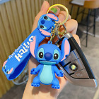 Cute Stitch Keyring Keychain Pendant Bag Charm Small Gift blue