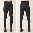 Prairie Underground Parallel Zip Skinny Jeans Black Denim Legging Women's XS