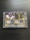 2009 Upper Deck Exquisite Collection Adrian Peterson Tag Patch Gold #/10 RARE