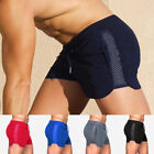 Mens Gym Sports Training Bodybuilding Running Shorts Workout Fitness Short Pants