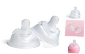 New Listing Double Anti-Colic Silicone Nipples, Baby Bottle Teats, Breast Like Small