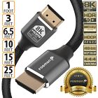 [1FT 3FT 6.5FT 10FT 15FT 25FT] 8K 4K UHD High Speed Ethernet HDMI 2.1 Cable