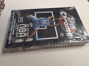 Lebron James rc 2003-04 topps chrome basketball box rare factory sealed hobby mt