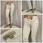 Cabi Jeans  Pants Sz 0 White Cotton Stretch Boot Cut NWOT YGI P1-103