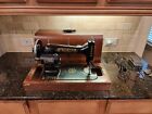 100% WORKING - Vintage - Franklin Rotary Sewing Machine - Case & Foot Pedal