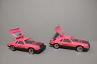 Hot Wheels Lot 2x Ford Mustang Cobra 5.0 Col#623 Hot Pink