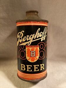 Berghoff 1887 Beer Cone Top Beer Can 