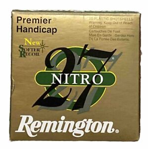 Remington Nitro 27 Premier Handicap Load 12 Ga Empty Shell Box