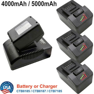 CTB8185 Battery for Snap on 18V 5Ah 4Ah CTB8187 CTB7185 CT7850 CTC720 Charger US
