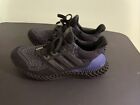 Adidas Size 9 Mens ULTRA 4D OG Running Shoes Core Black Purple
