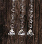 30pcs/lot Transparent Acrylic Crystal Diamond Bead Garland Wedding Party Decor