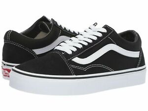 Vans Old Skool Skateboard Classic Black White Mens Womens Sneakers Tennis Shoes