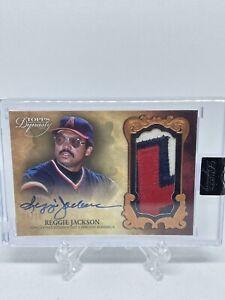 2021 Topps Dynasty Reggie Jackson 3 Color Patch Auto SP #5/10 Angels 💎🔥💎🔥