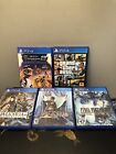 PS4 Video Game Bundle Lot 5 Games {Supercross, Grand Theft Auto And More}