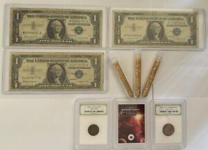 New ListingCoin & Currency Collector's Combo Set (Slabbed, Silver Certificates, etc.) NEAT!
