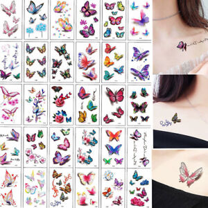 30pcs Women Tattoo Temporary Tattoos Sticker Fake Tatoo Body Art Waterproof