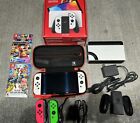 New ListingNintendo Switch OLED Model - Bundle w/ 2 Games & 128GB Micro SD Card + More