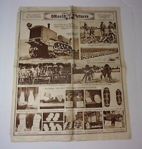 Nov 4 1917 New York World Pictures Gravure Section Pictorial Marines WWI WW1