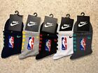 Brand new Nike NBA Authentic Socks Men's Different Colors. 5 Pairs