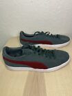 Puma Suede Classic Terry Green Gables & Tibetan Red Men’s Size 11