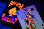 Bicycle NEON Edition Playing Cards ORANGE UV_GLOW Deck | By: Card-Addiction.com