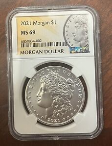 2021 Morgan $1 NGC MS 69