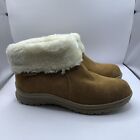 Minnetonka 85201 Tan/ Faux Fur/ Leather upper Boots - Size 6 snow ankle